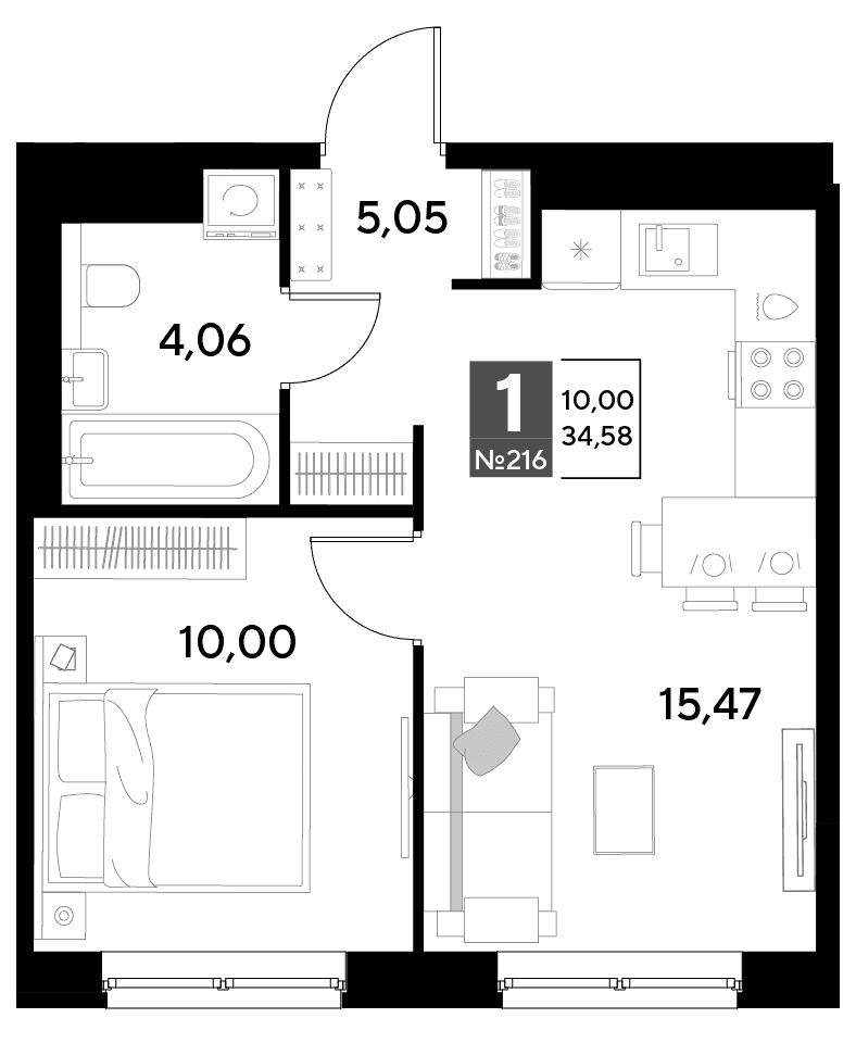 Космопарк Калуга — планировка 1