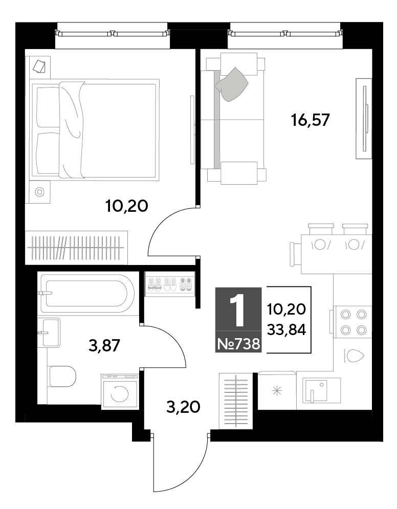 Космопарк Калуга — планировка 1