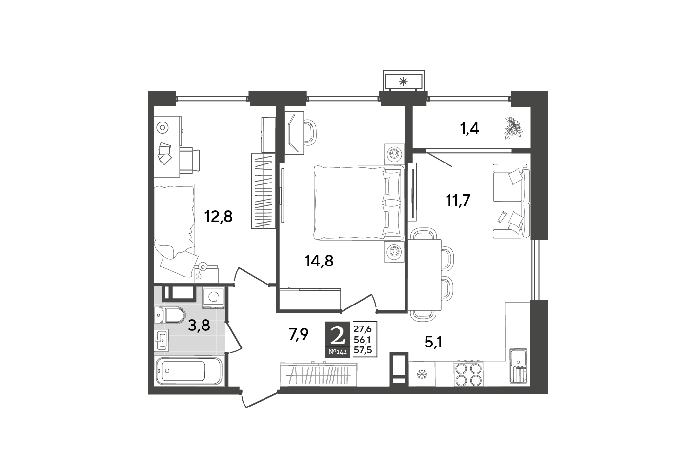 Порто-Ново Новороссийск — планировка 2