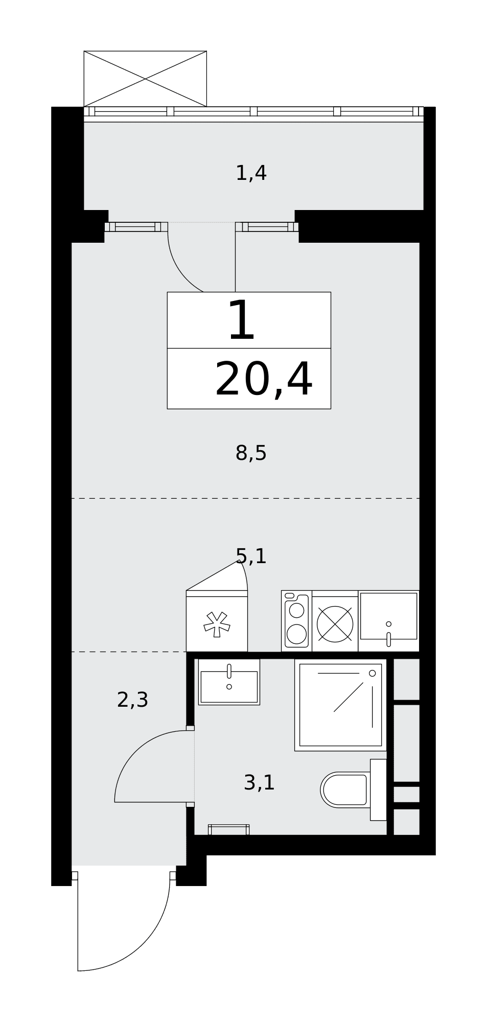 Деснаречье Москва — планировка 1