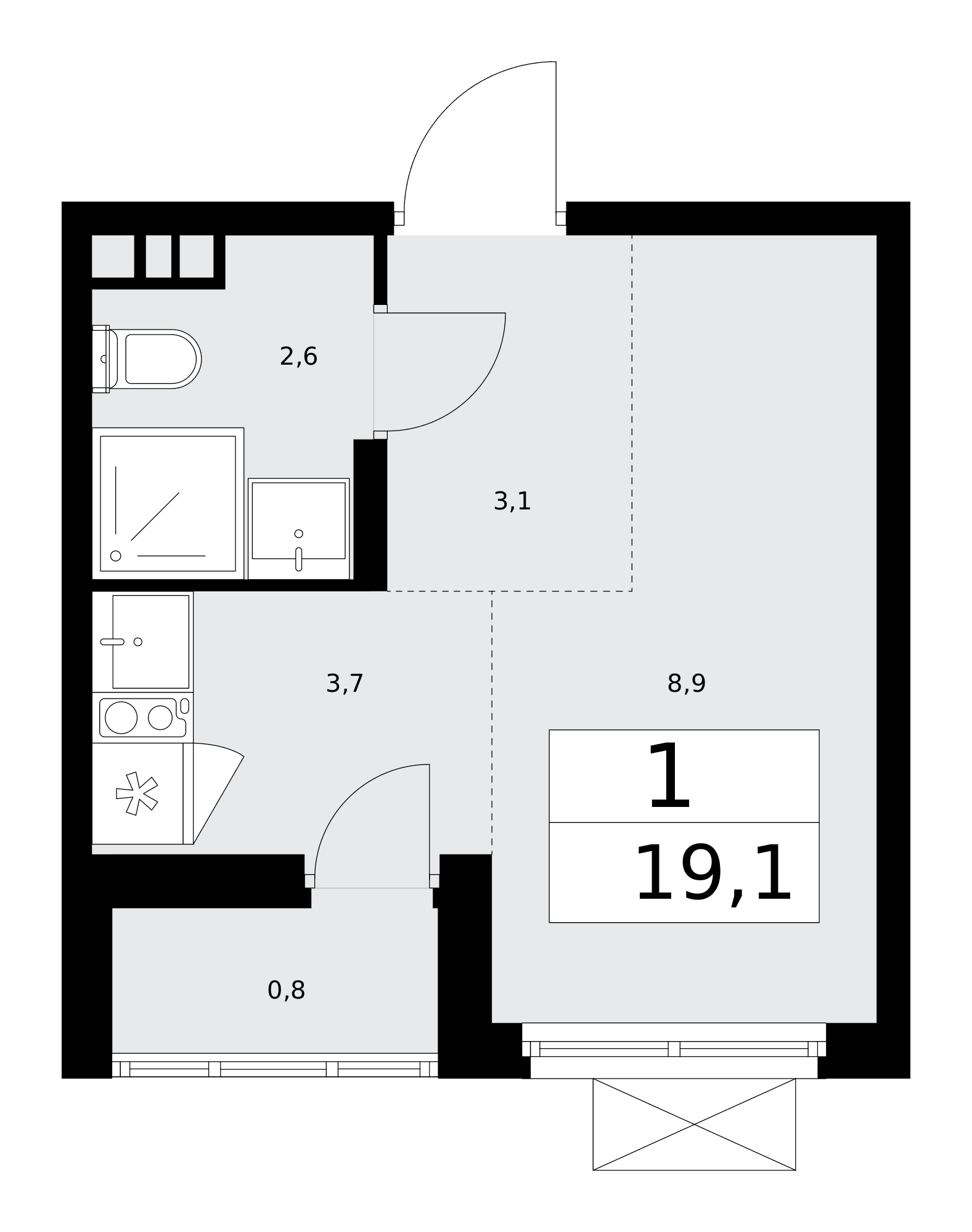 Деснаречье Москва — планировка 1