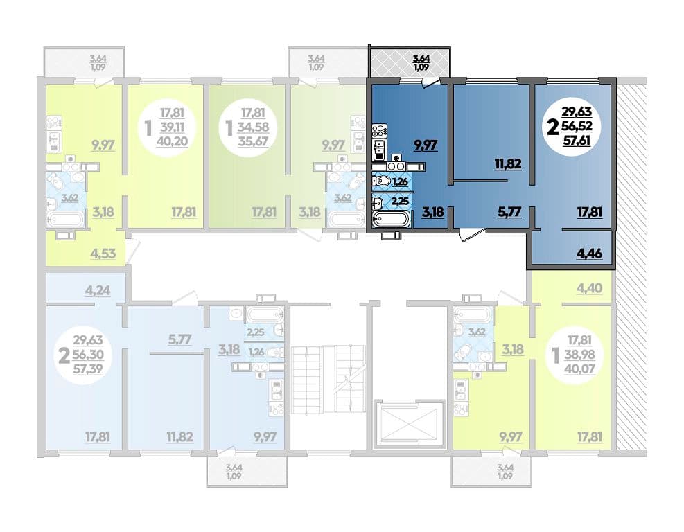 Первый Лабинск — планировка 2