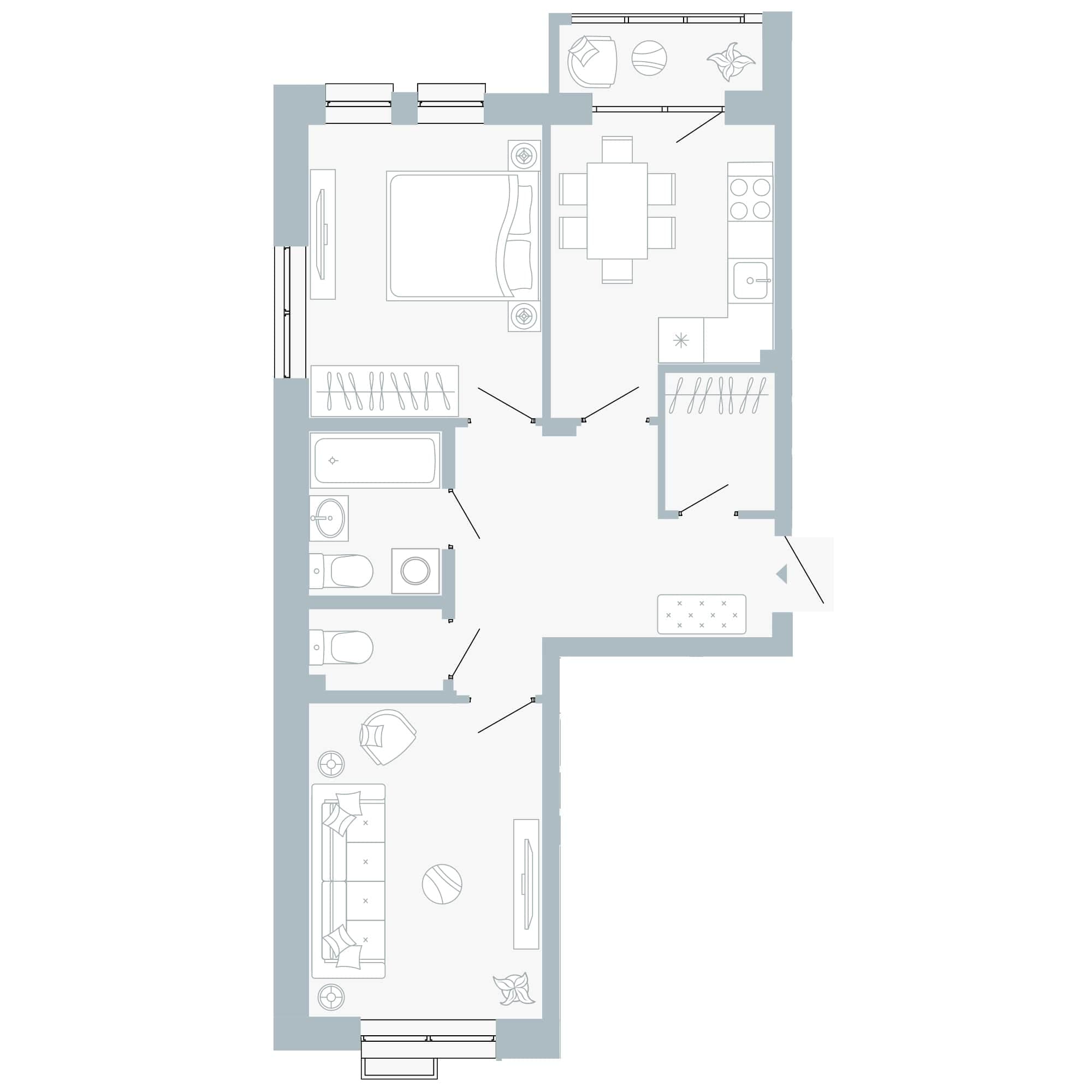 Причал Пермь — планировка 2