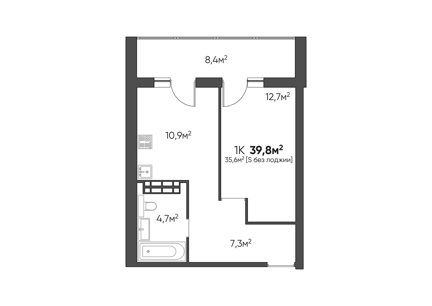 ЖК ЦЕХ Волгоград — планировка 1