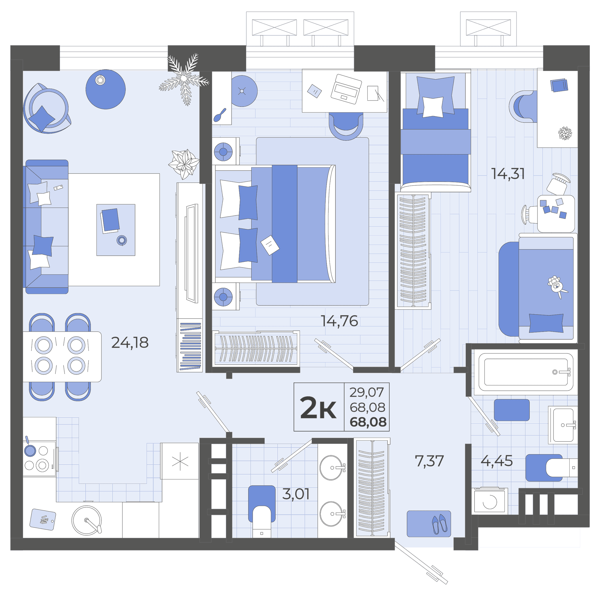 Высочество Тихорецк — планировка 2