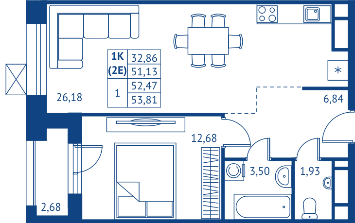 Поколение Первых, г. Королёв Королёв — планировка 1