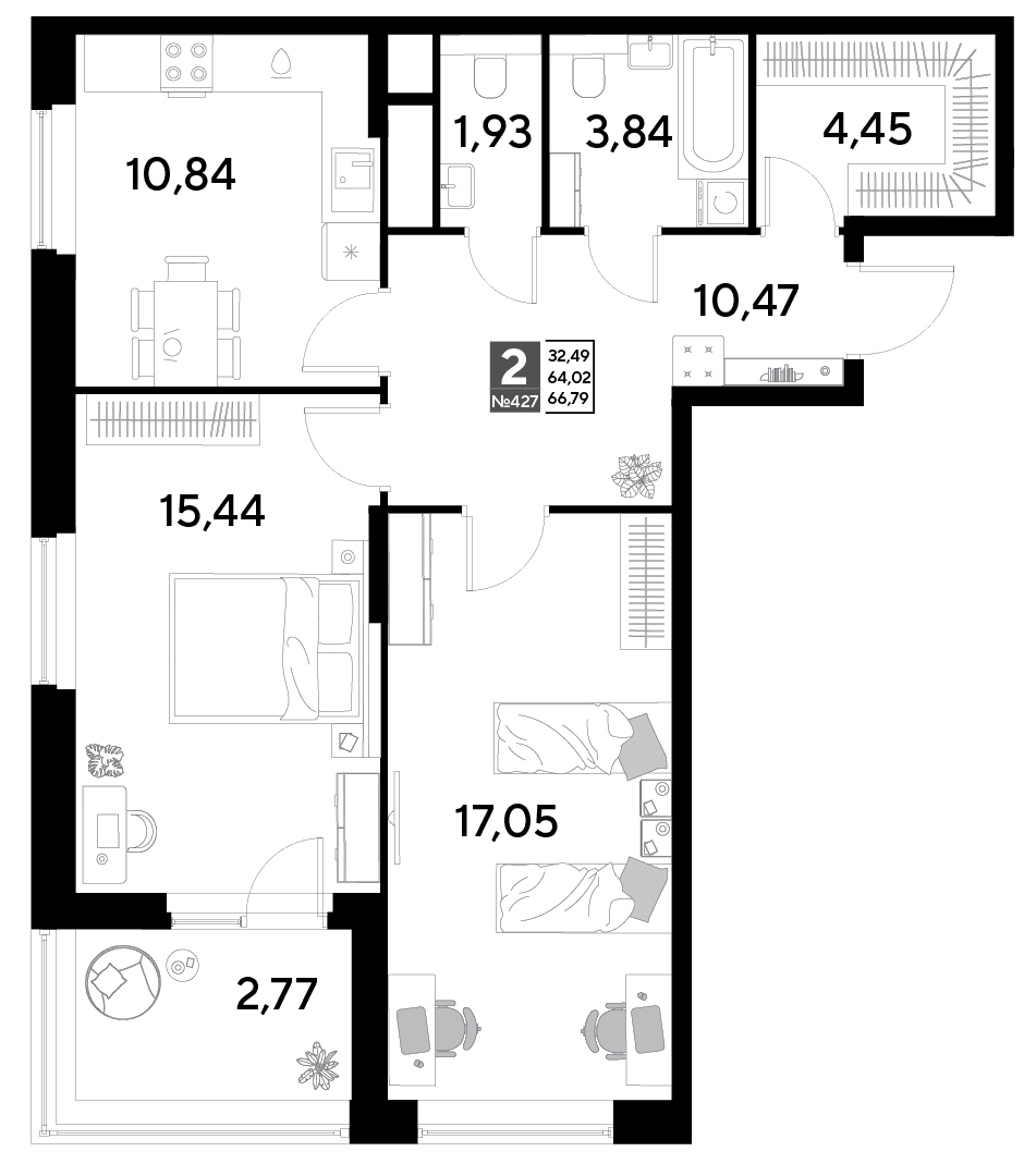 EVO Реутов — планировка 2