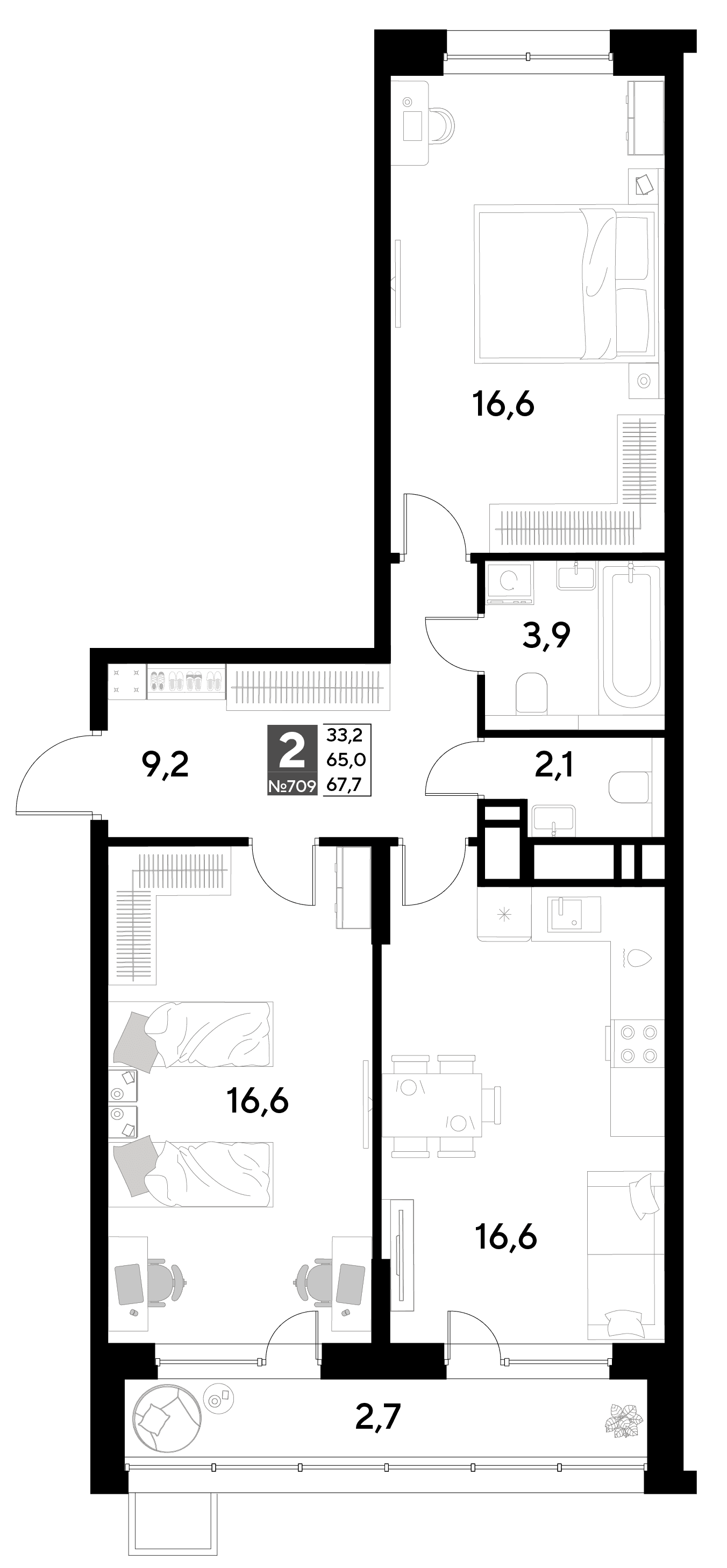 Снегири Омск — планировка 2
