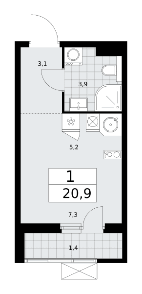 Бунинские кварталы Москва — планировка 1