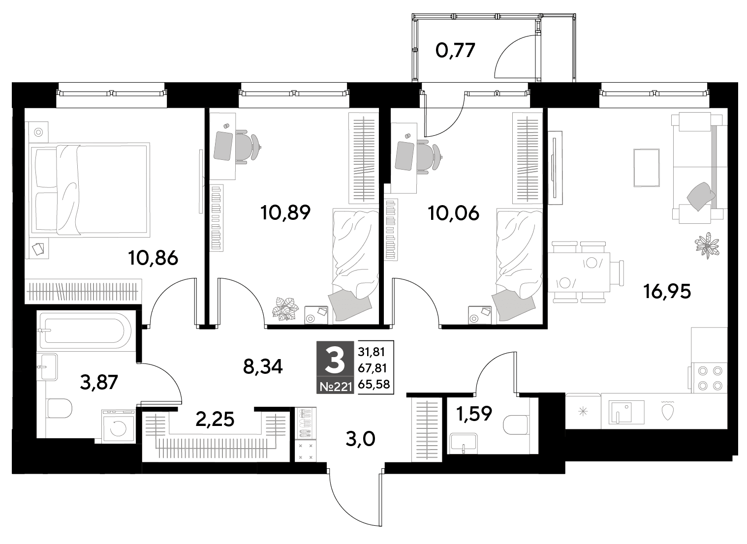 Космопарк Калуга — планировка 3