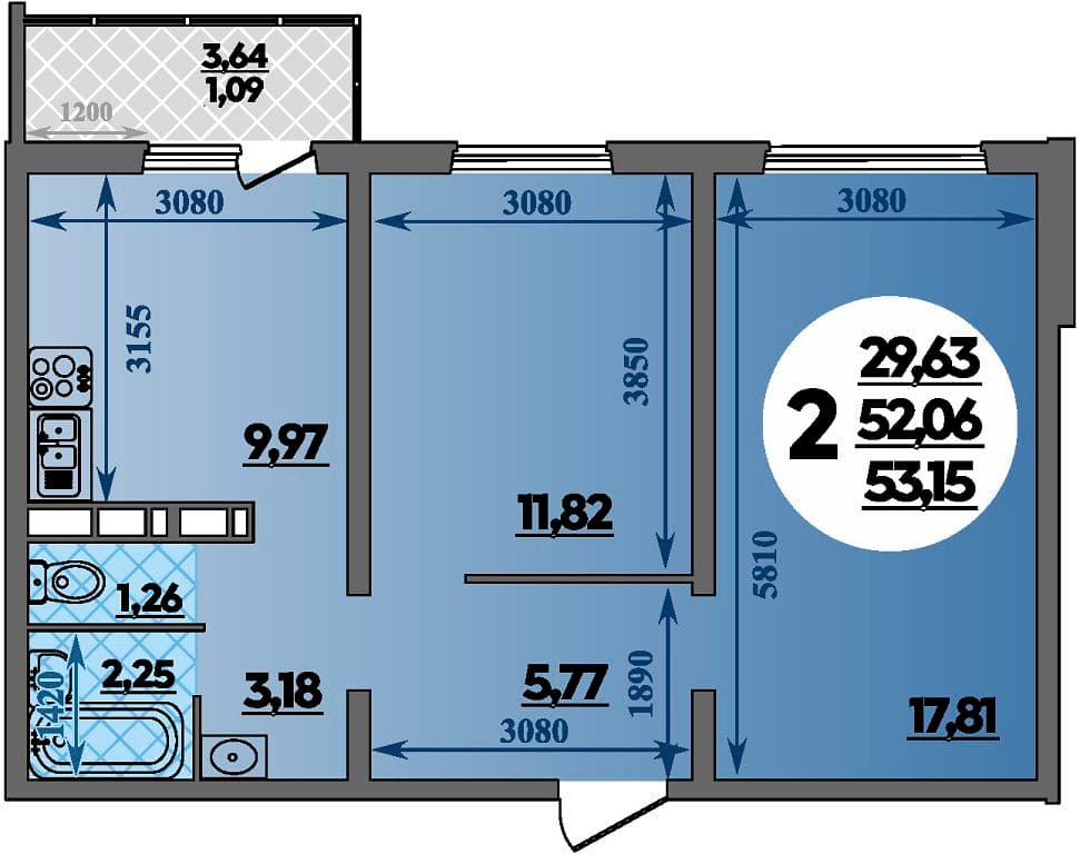 Романовский Кропоткин — планировка 2