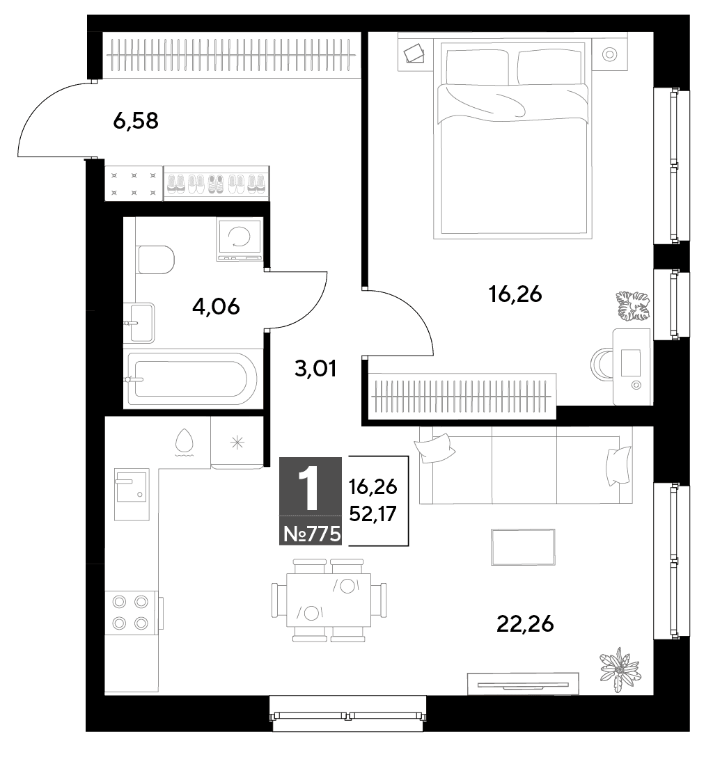 Космопарк Калуга — планировка 1