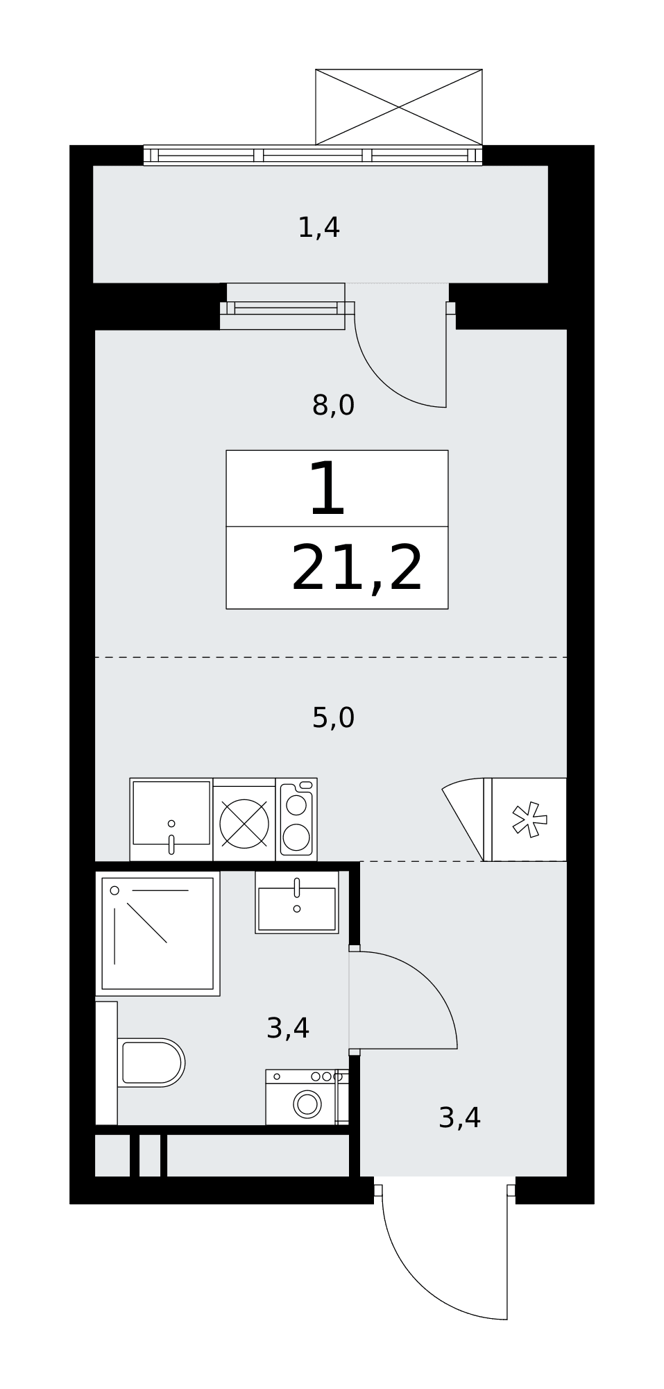Прокшино Москва — планировка 1