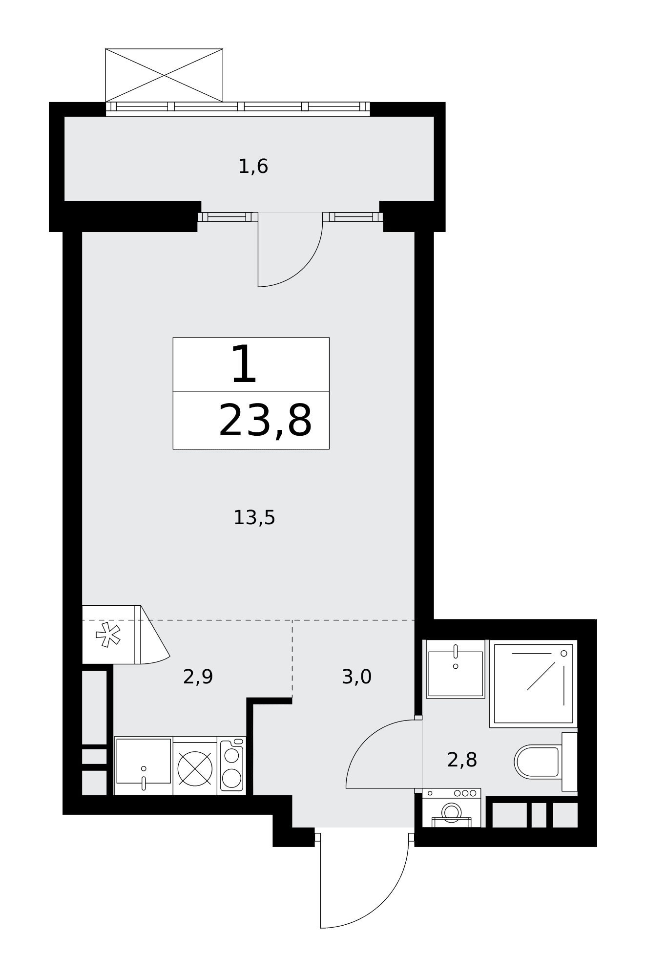 Деснаречье Москва — планировка 1
