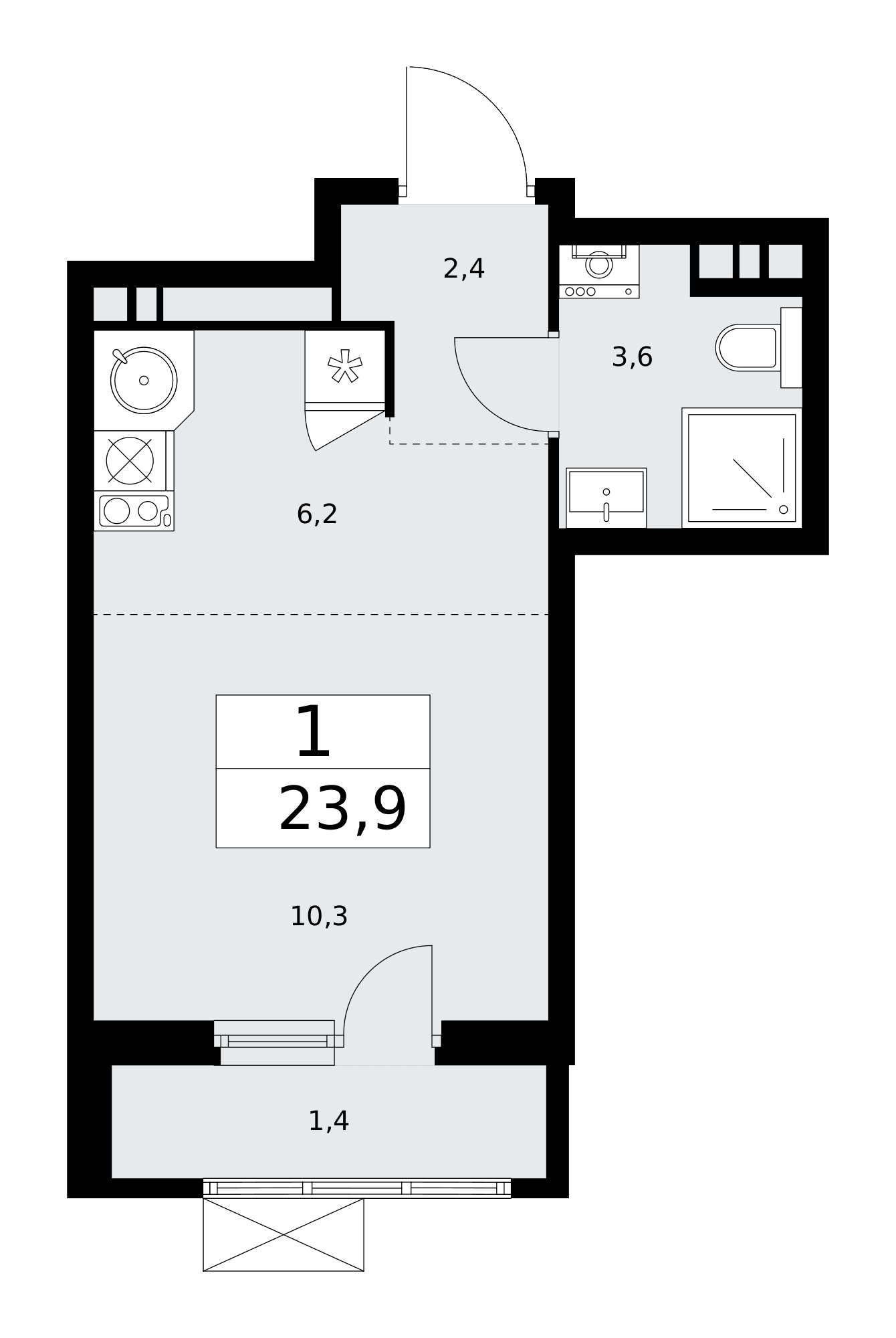Прокшино Москва — планировка 1