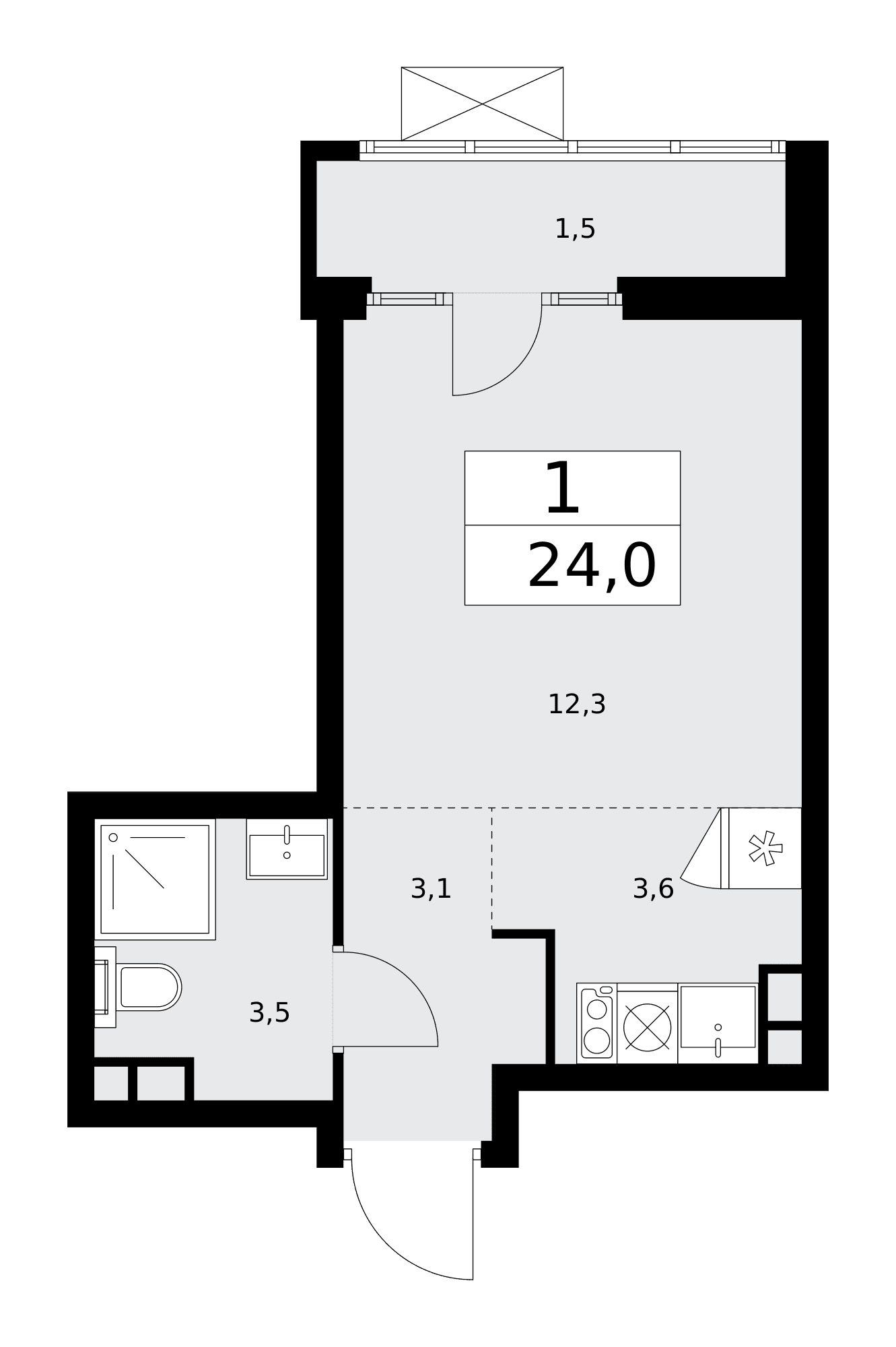 Деснаречье Москва — планировка 1