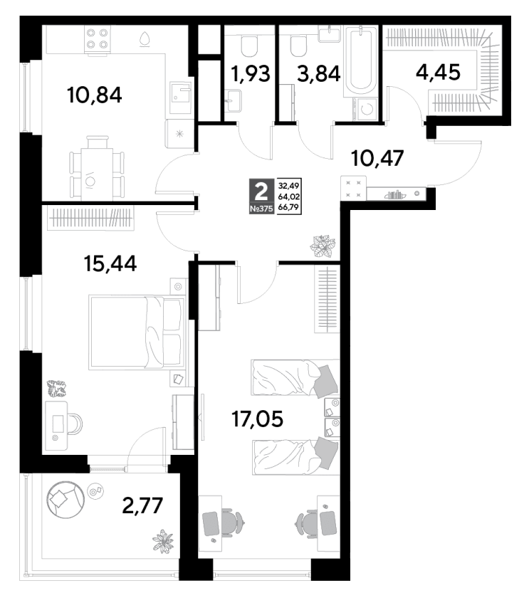 EVO Реутов — планировка 2