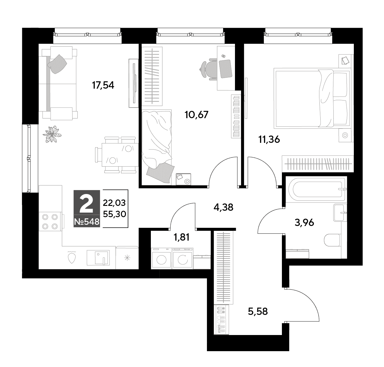 Космопарк Калуга — планировка 2