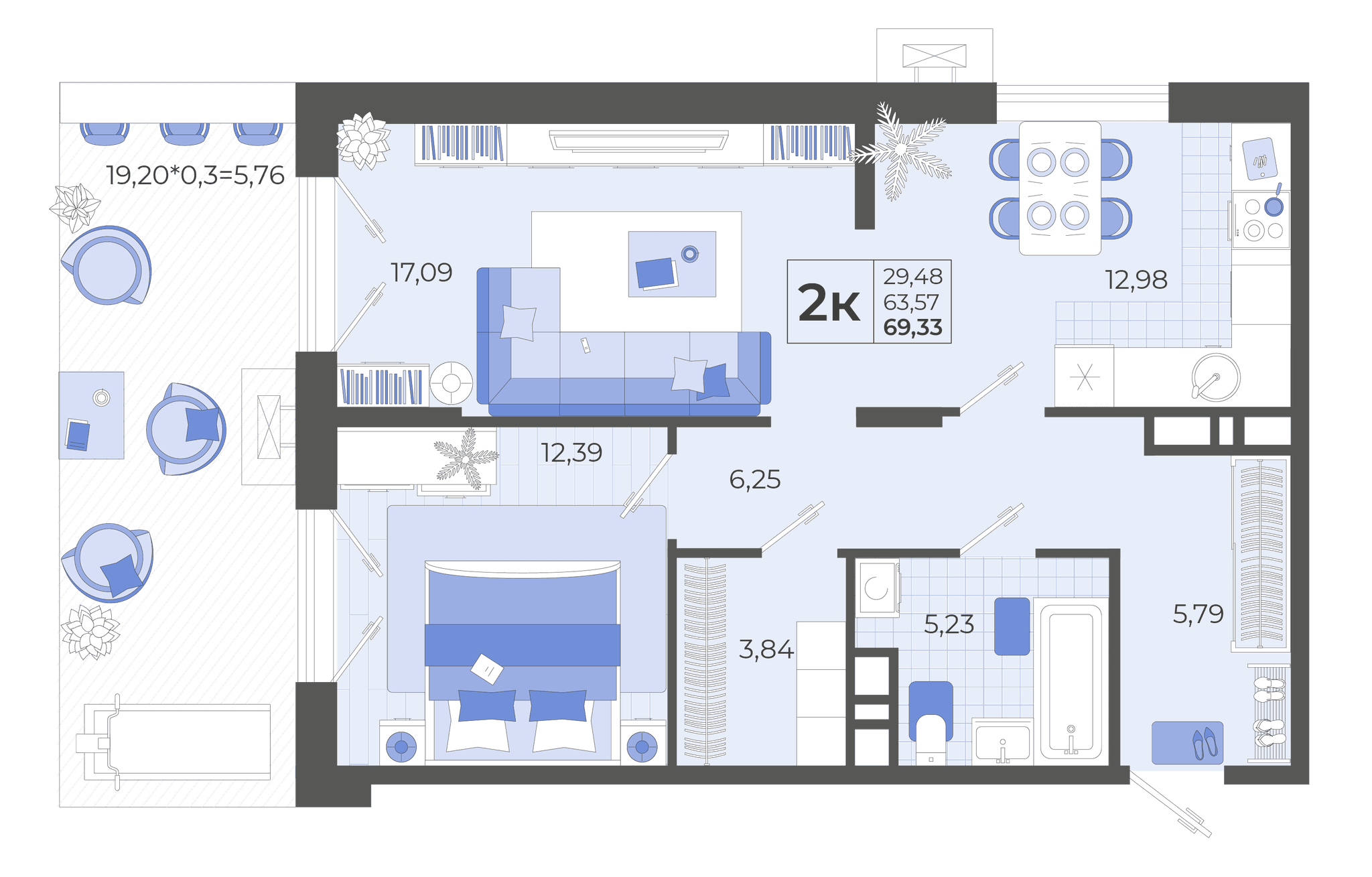 Высочество Тихорецк — планировка 2