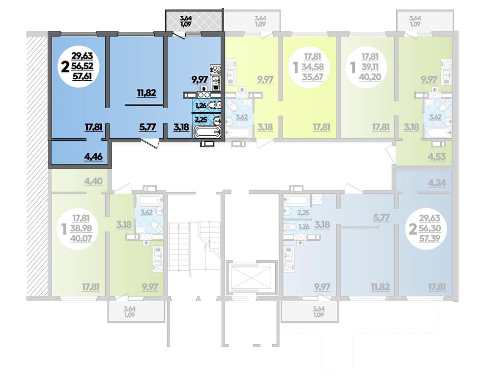Первый Лабинск — планировка 2