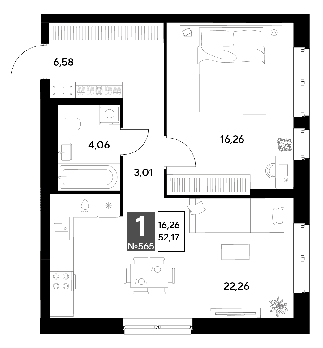 Космопарк Калуга — планировка 1