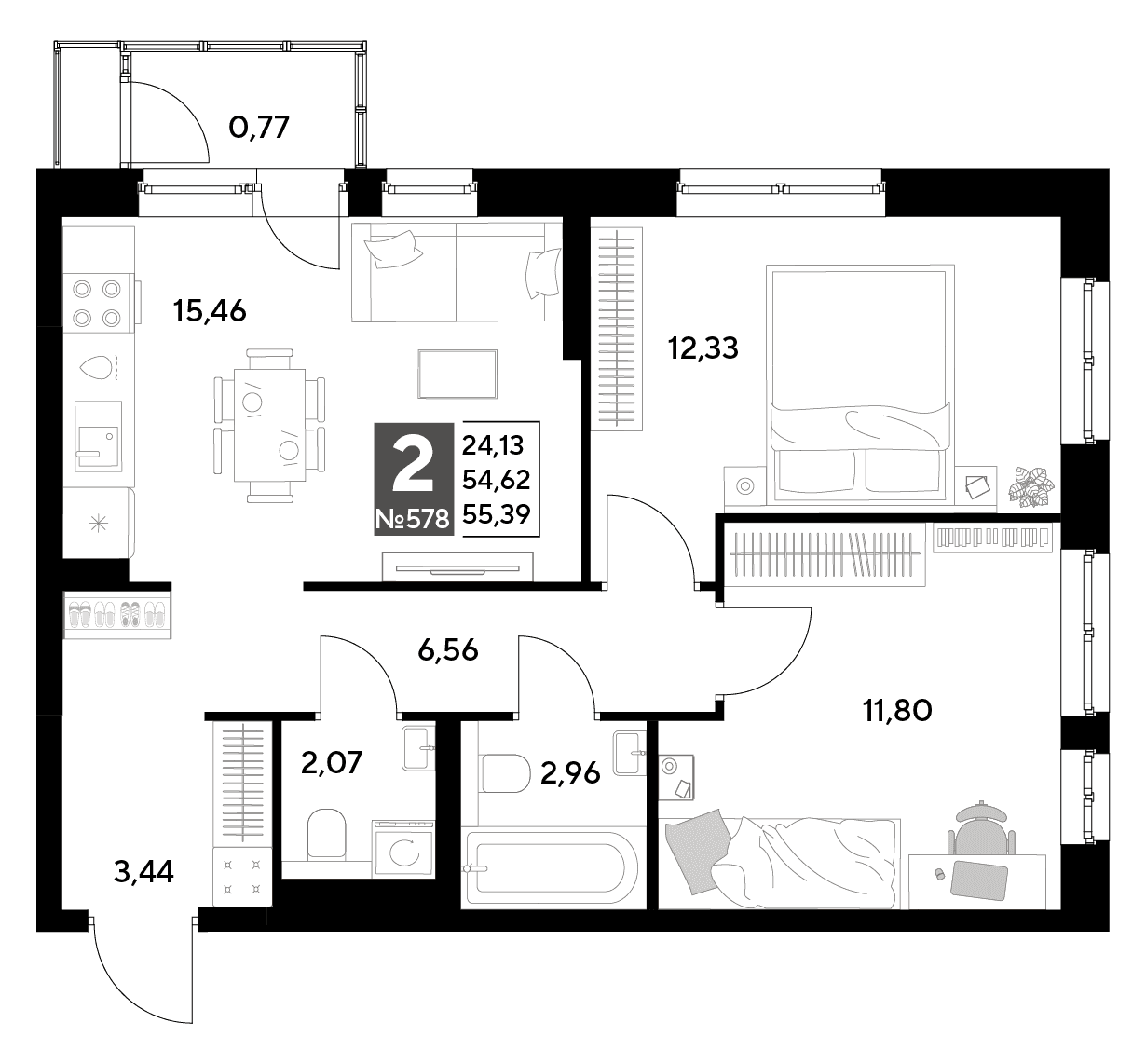 Космопарк Калуга — планировка 2