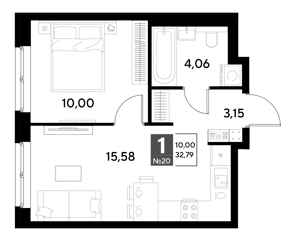 Космопарк Калуга — планировка 1