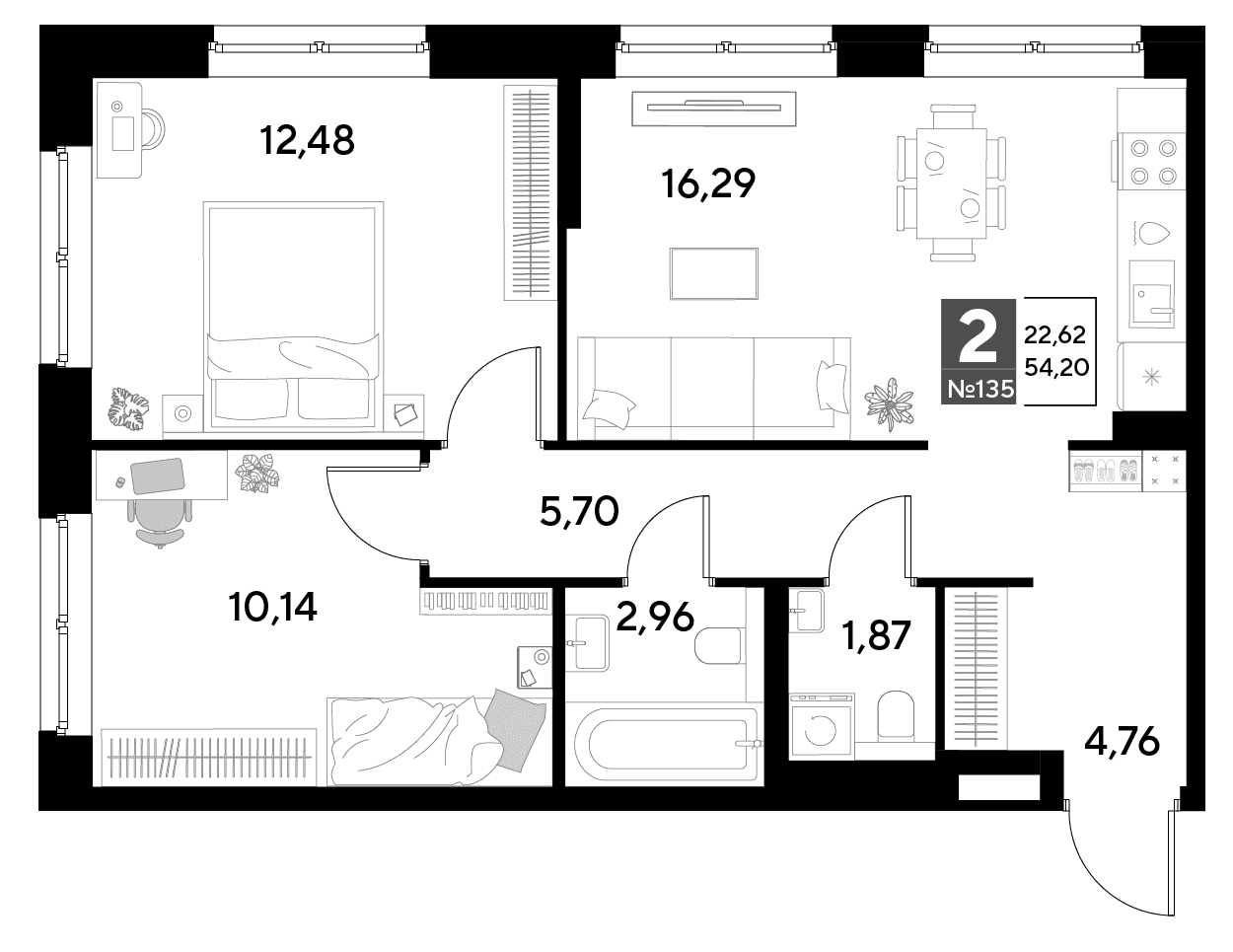 Космопарк Калуга — планировка 2