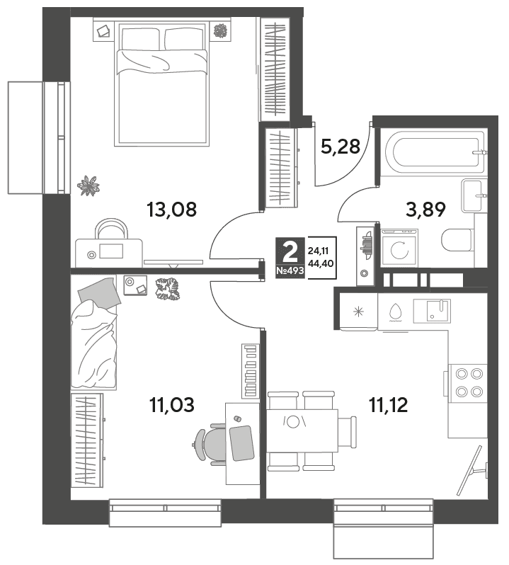 Публицист Пушкино — планировка 2