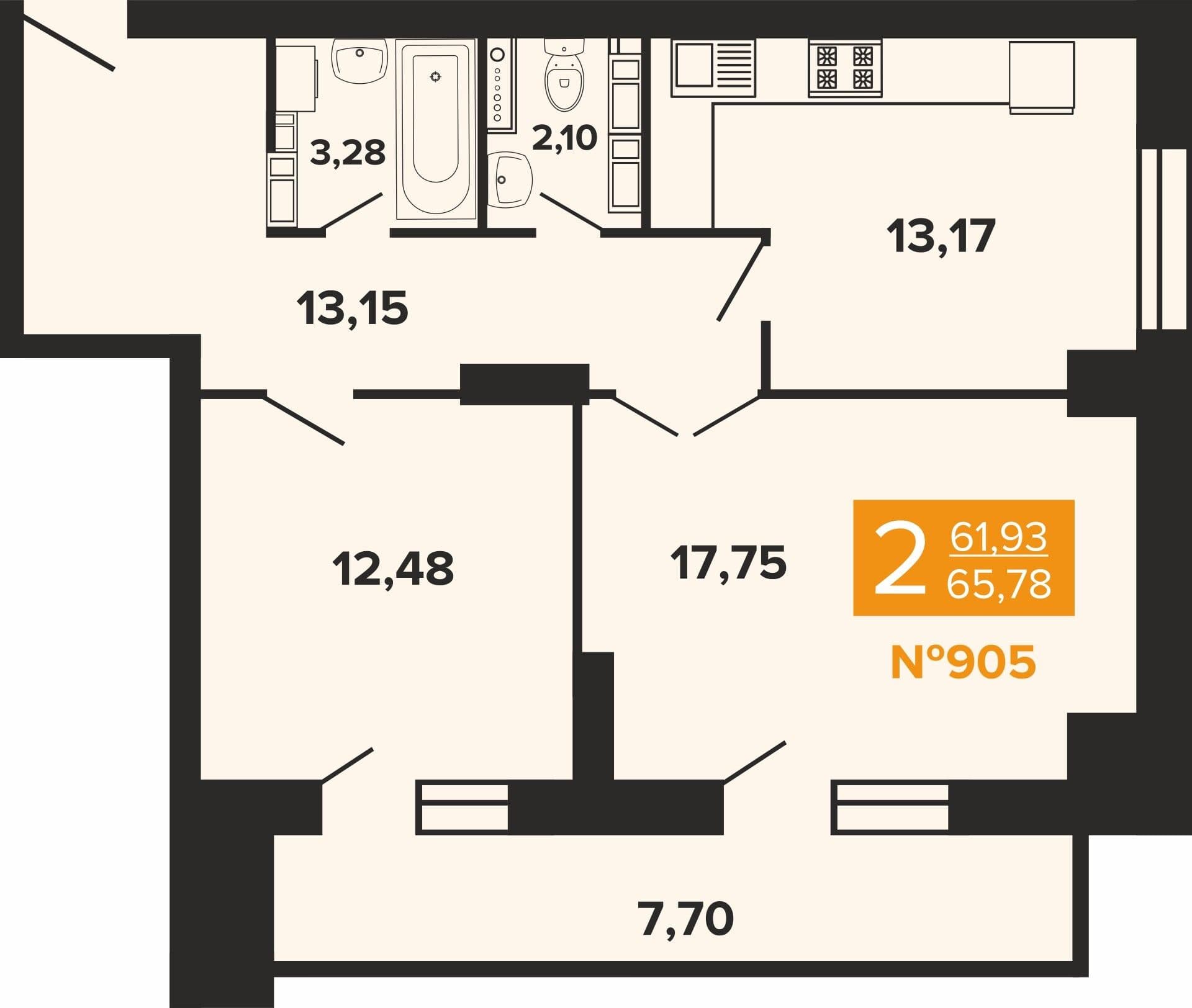 ЖК Художники Волгоград — планировка 2