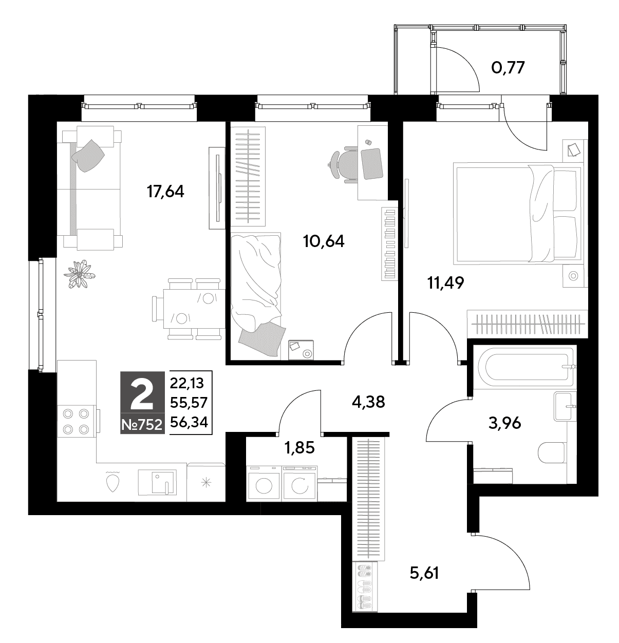 Космопарк Калуга — планировка 2