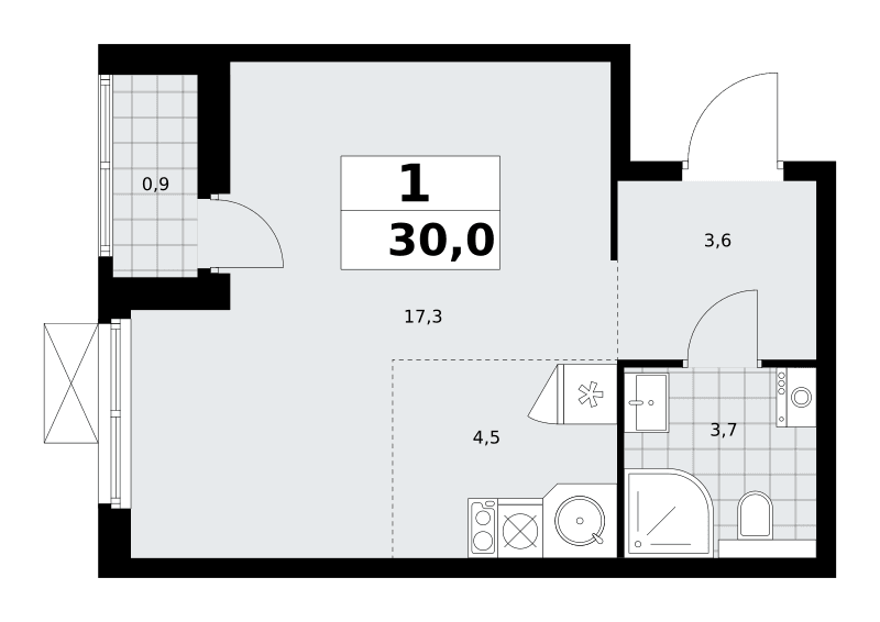 Бунинские кварталы Москва — планировка 1
