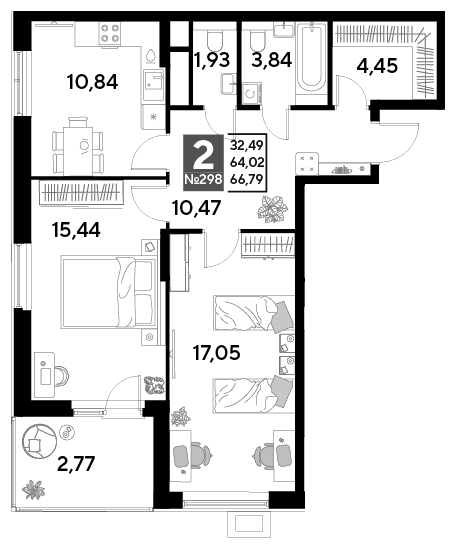 EVO Реутов — планировка 2