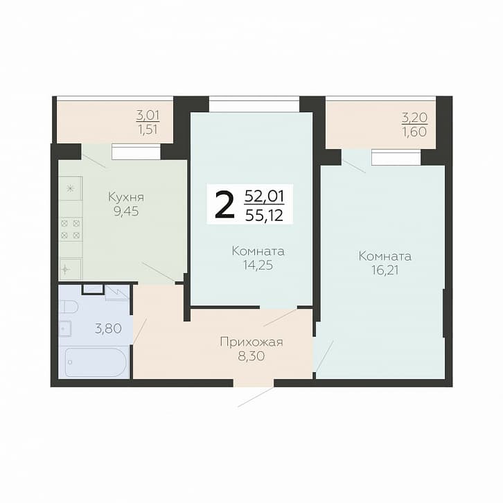 Метрополь Воронеж — планировка 2