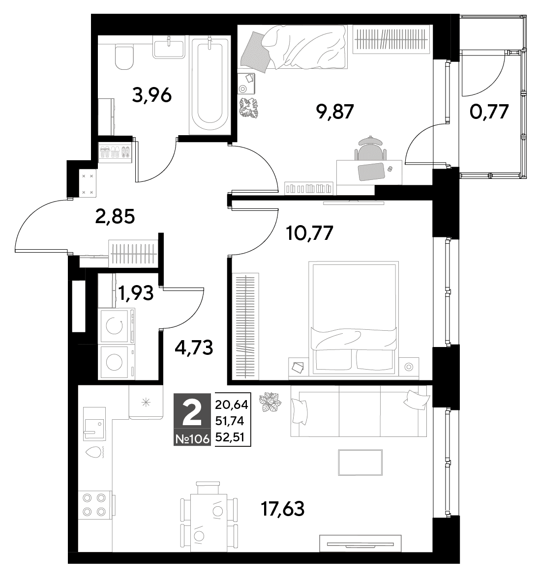 Космопарк Калуга — планировка 2
