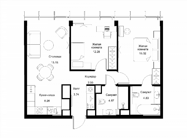 MOD  — планировка 2