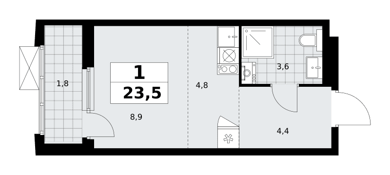 Дзен-кварталы Москва — планировка 1