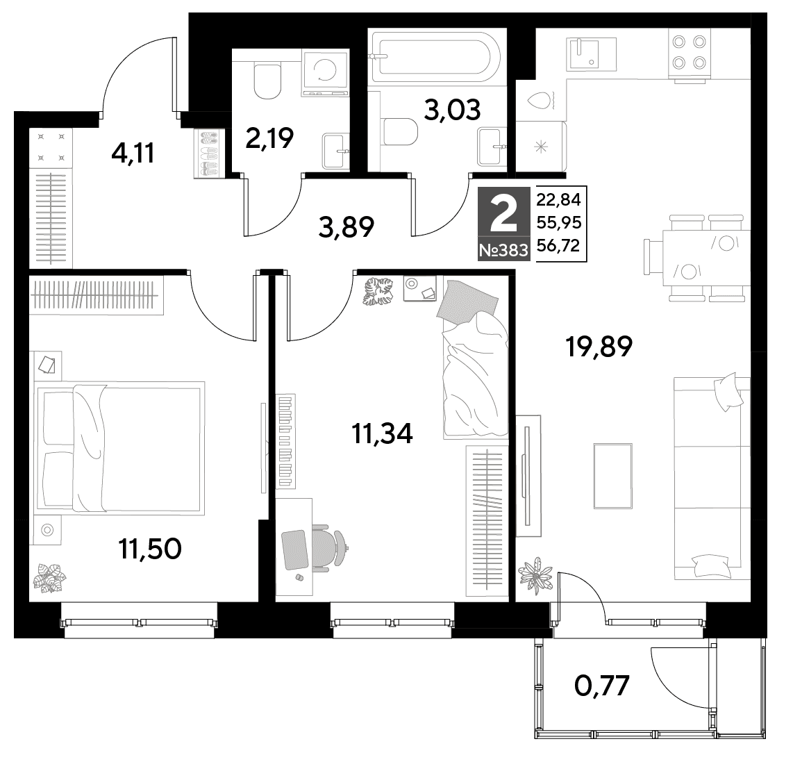 Космопарк Калуга — планировка 2