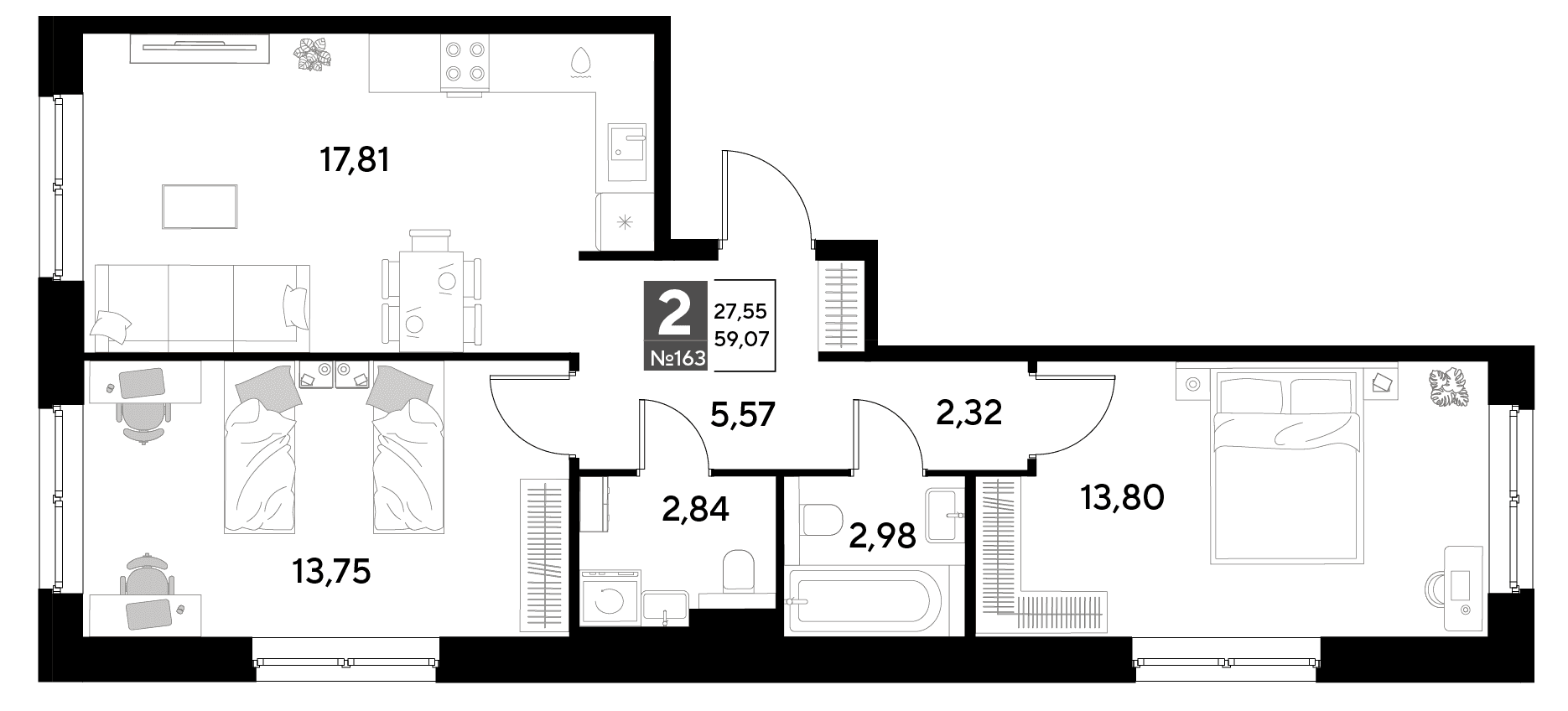 Космопарк Калуга — планировка 2