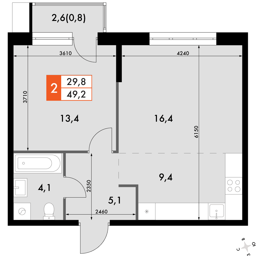 Флагман Владивосток Владивосток — планировка 2