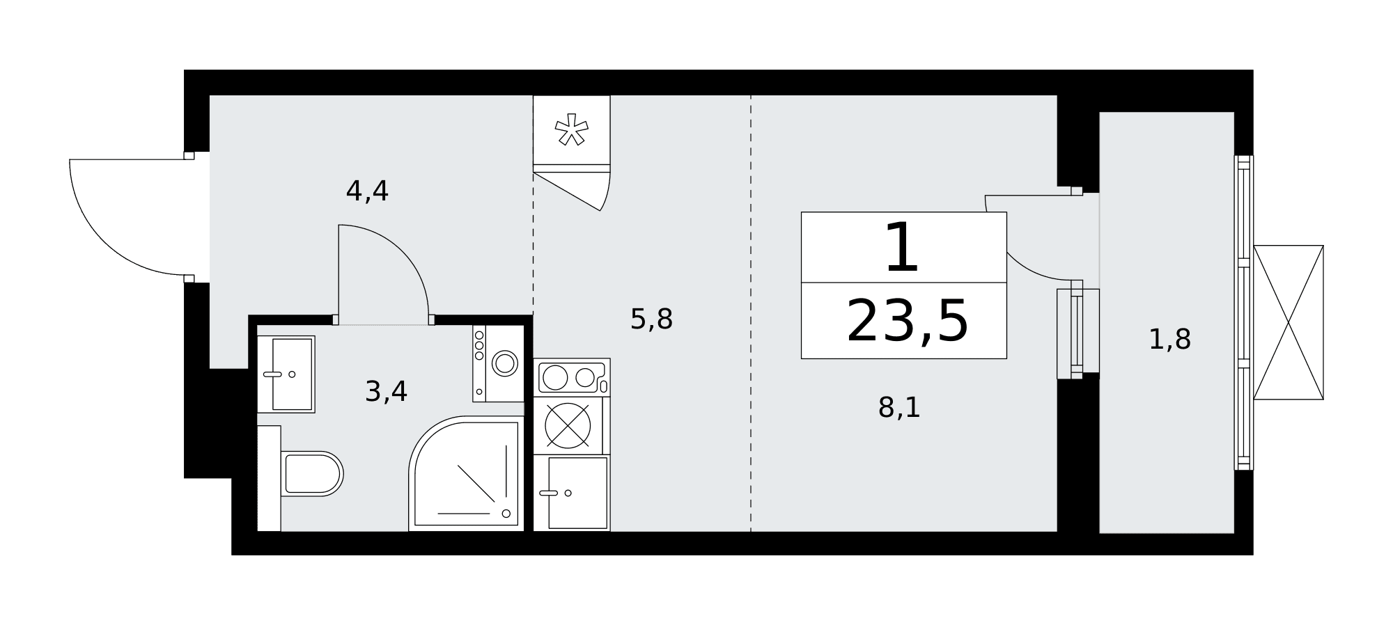 Бунинские кварталы Москва — планировка 1