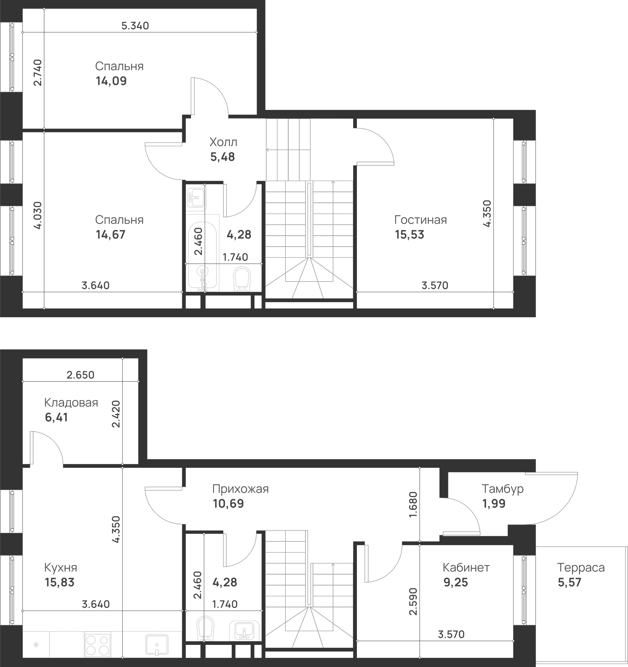 Талисман на Рокоссовского Москва — планировка 4