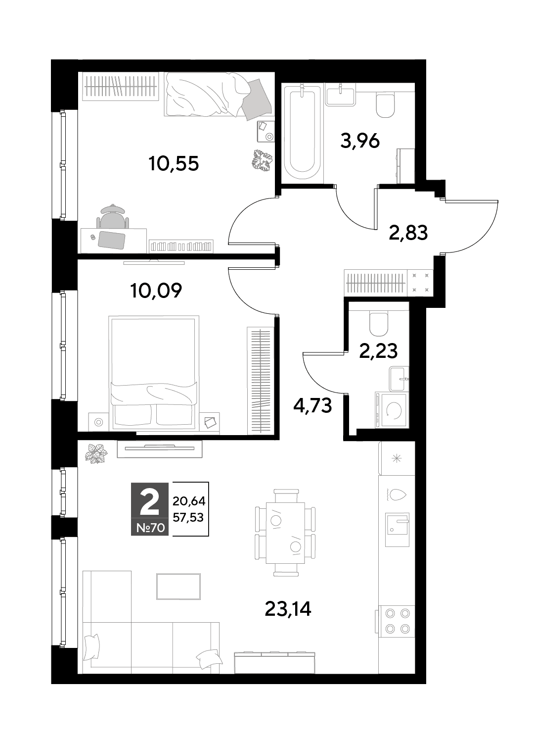Космопарк Калуга — планировка 2