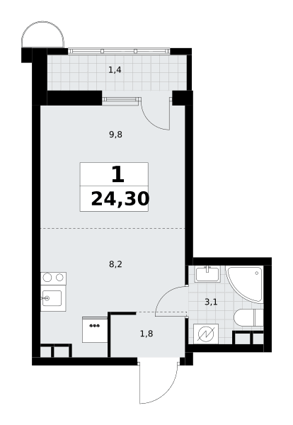 Родные кварталы Москва — планировка 1