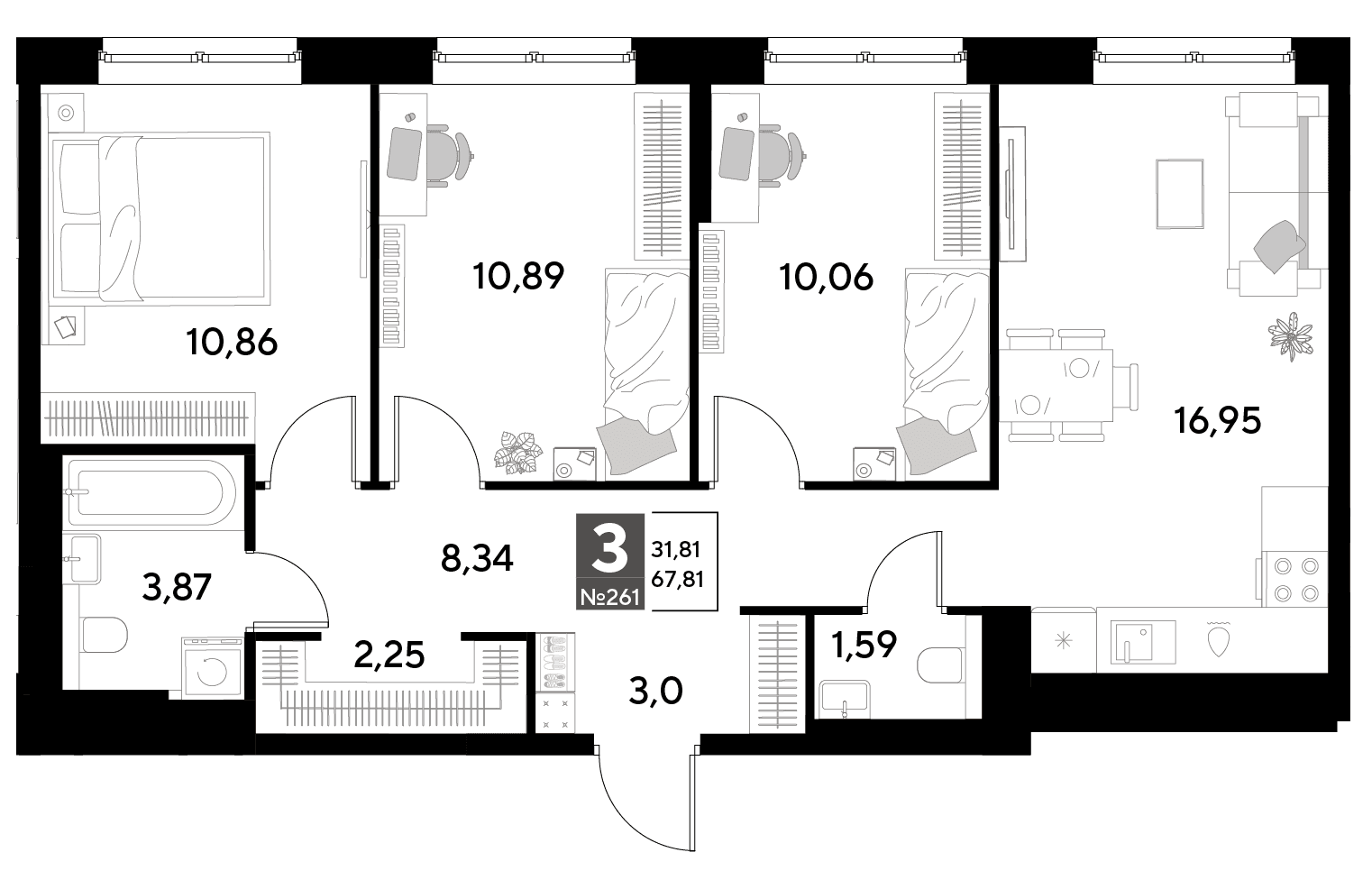 Космопарк Калуга — планировка 3