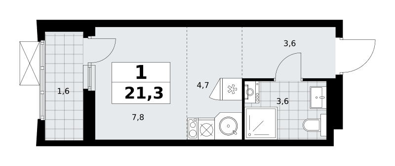 Дзен-кварталы Москва — планировка 1