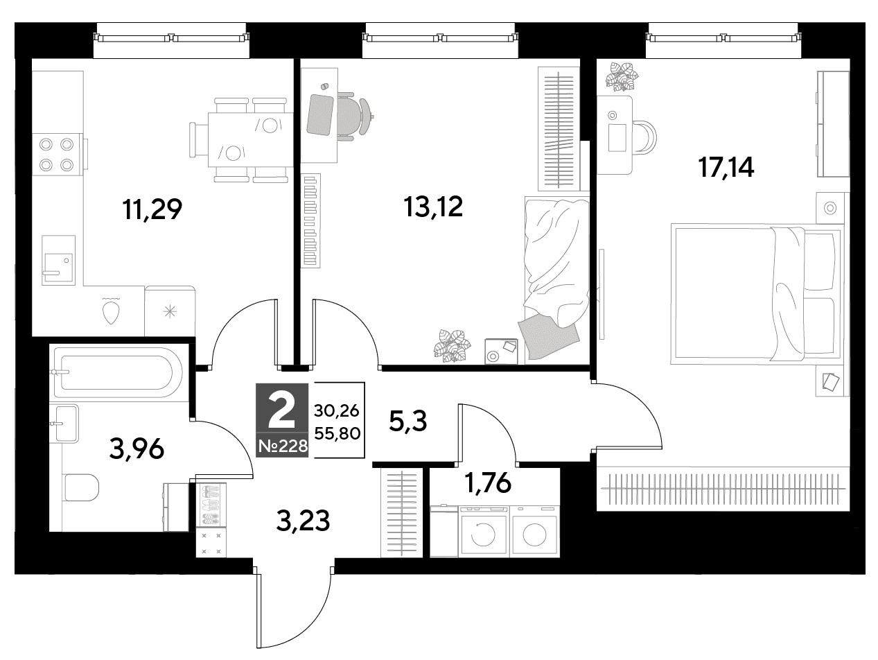 Космопарк Калуга — планировка 2